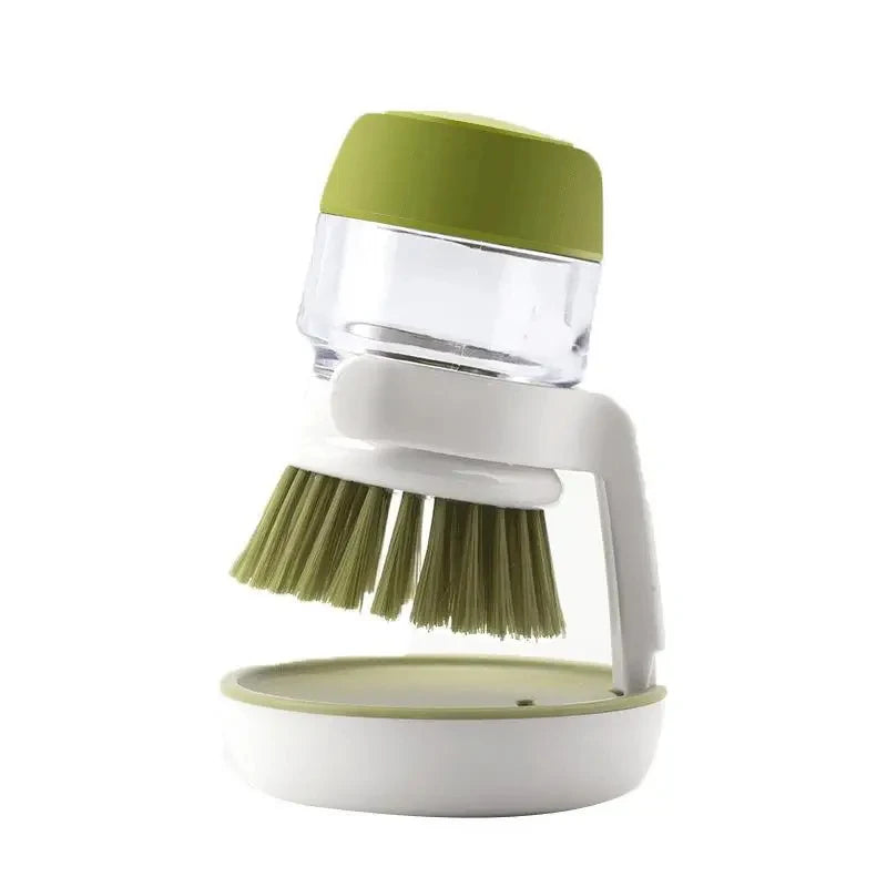 Multi-Purpose Dish Brush with Soap Dispenser
