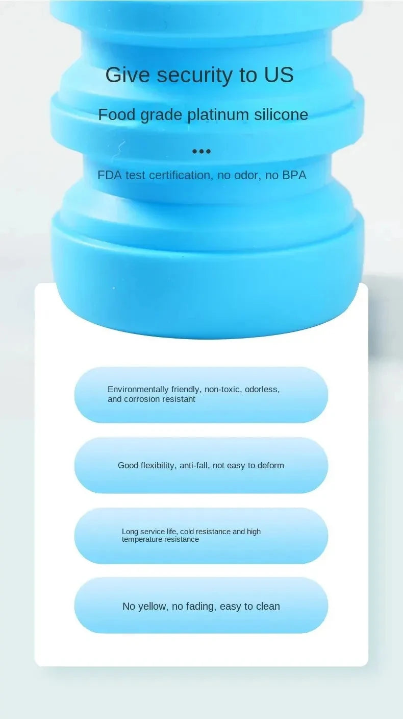 Collapsible Silicone Water Bottle
