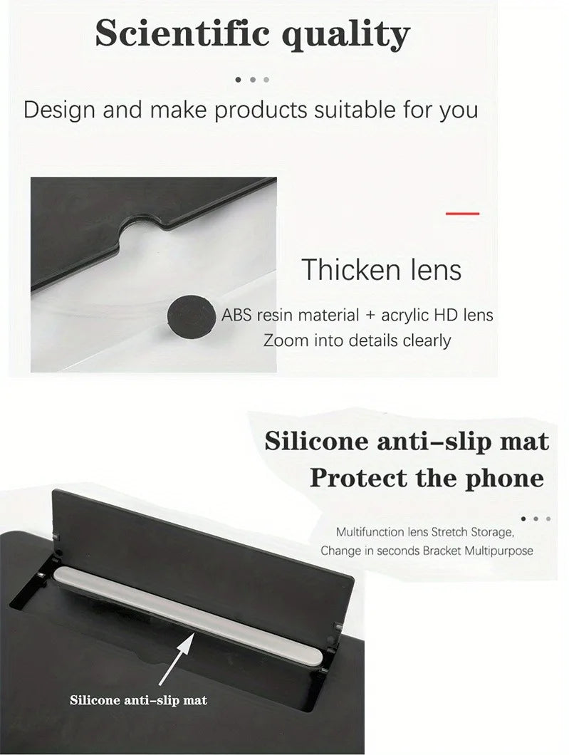 Phone Screen Magnifier Stand