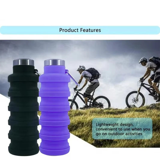 Collapsible Silicone Water Bottle