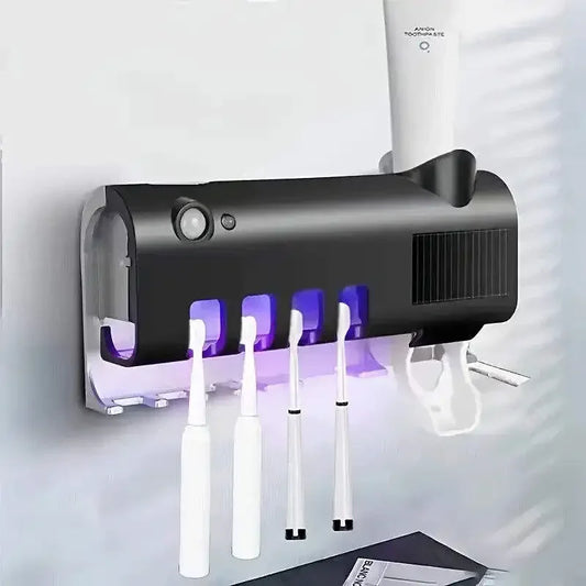 UV Toothbrush Sterilizer with Automatic Wall Mount Holder