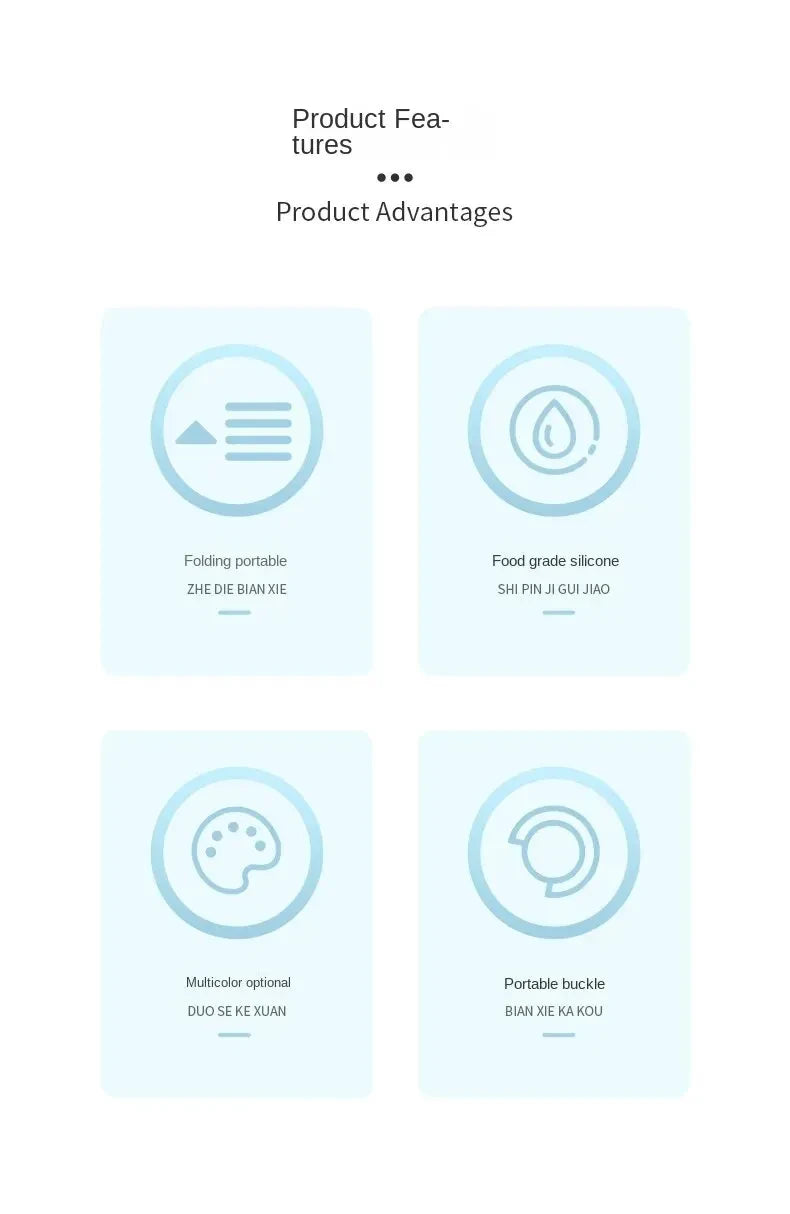 Collapsible Silicone Water Bottle