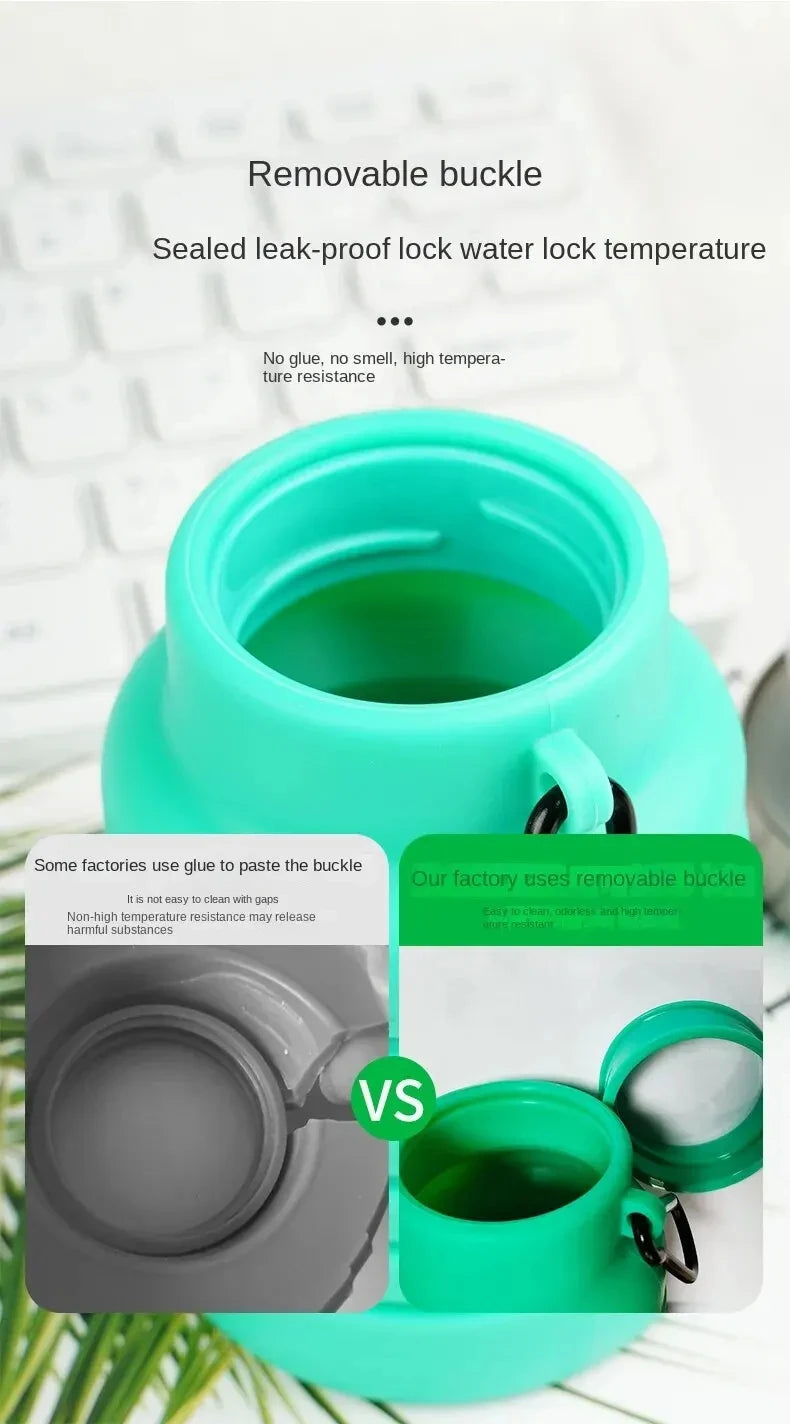 Collapsible Silicone Water Bottle