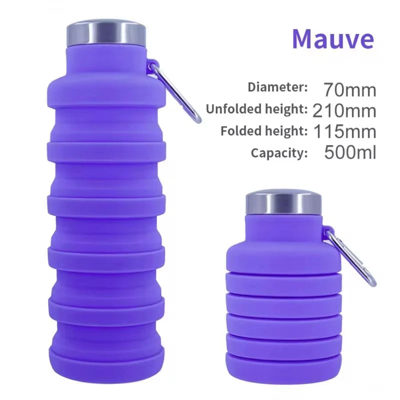 Collapsible Silicone Water Bottle